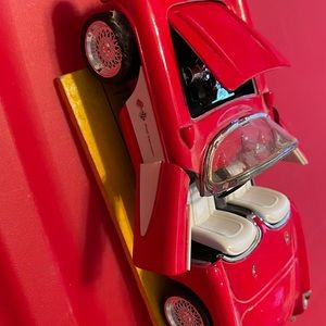 NWT 1957 Red White Chevrolet Corvette Convertible Diecast Model Car 1957 SS7708